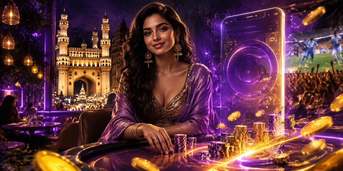 Live casino player enjoying games in Hyderabad