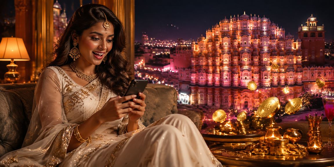 Jaipur Hawa Mahal view with mobile casino registration